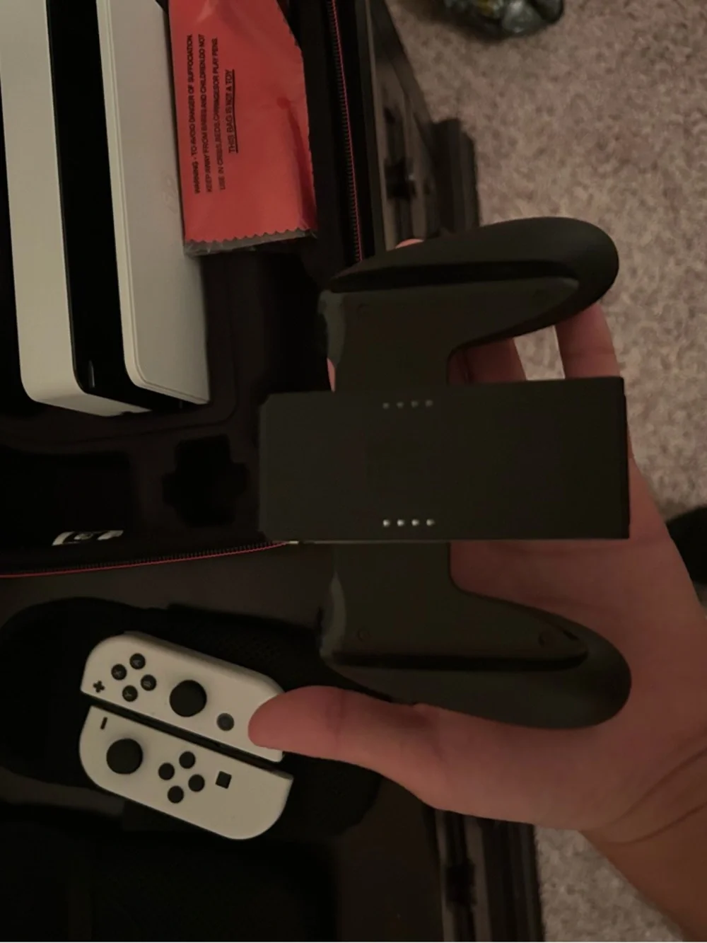 Nintendo Switch with Neon Red & Neon Blue Joy-Con/ MORE INCLUDED (BUNDLE)